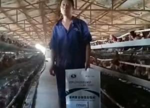 原保軍在河南安陽為益農(nóng)蛋雞預(yù)混料代言！
